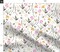 Hand Drawn Wildflowers Garden Nature Daffodil Abstract Spring Custom Printed Fabric by Spoonflower Various Fabrics by the Yard or Fat Quarter